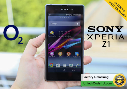 Factory Unlock Code for Sony Xperia Z1 from O2