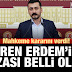 Eren Erdem hakkında karar verildi..