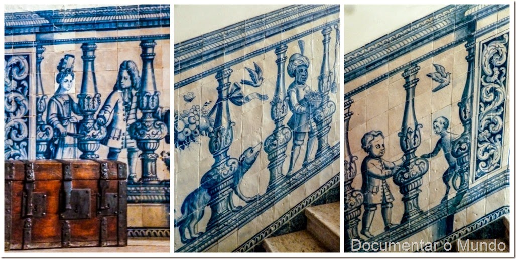 Escadaria; Palácio dos Marqueses de Minas; Azulejos Portugueses