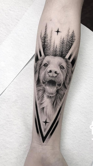 130 incríveis tatuagens de cachorro para inspirar vocês!