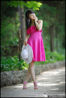 Hwang Mi Hee - Pink Cocktail Dress