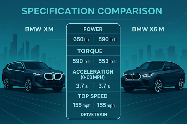 BMW XMとX6Mのスペック比較｜性能の違いを徹底解説