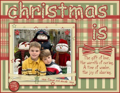 ideas for Christmas scrapbook