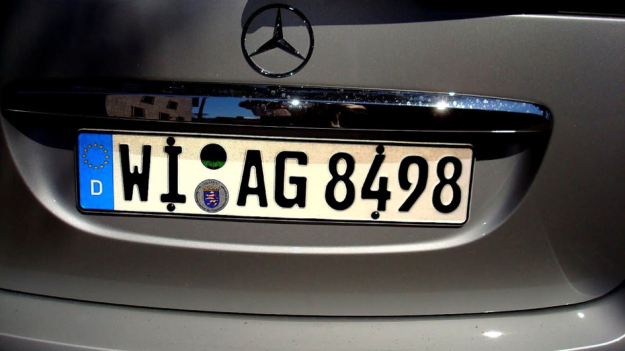License plates of Germany