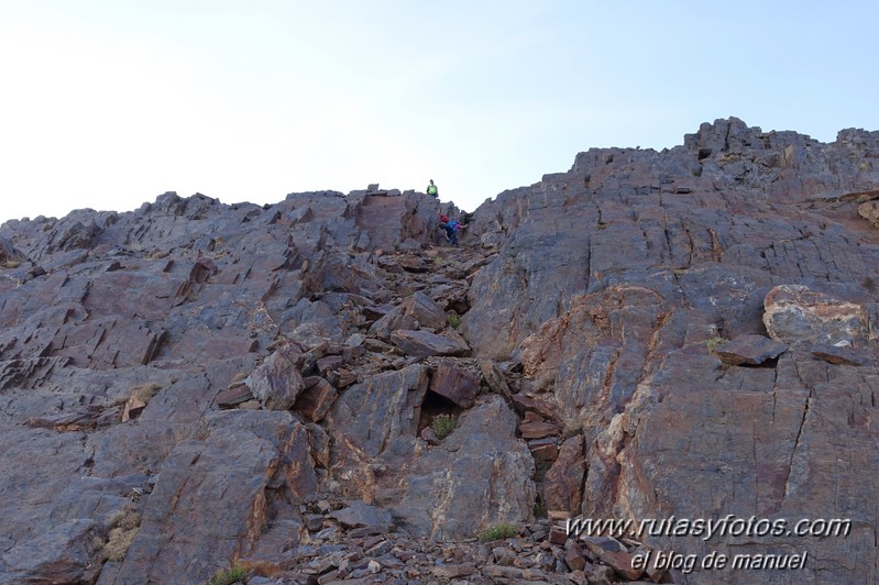 Puntal de Loma Púa - Pico del Sabinar - Pico del Púlpito - Puntal de Terreras Azules