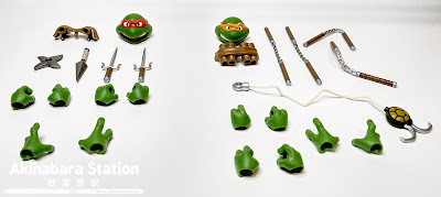 Figuras: Review de los S.H.Figuarts TMNT "Raphael" y "Michelangelo" de #TamashiiNations