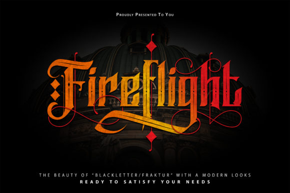 Download Fireflight Font - Blackletter