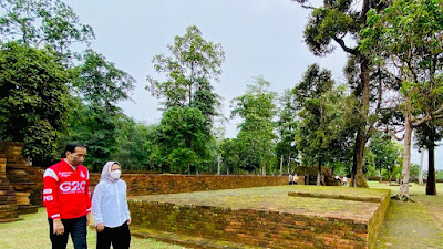 Ditinjau Presiden, Candi Kedaton Muaro Jambi, 20 Kali Lebih Besar Dibanding Candi Borobudur