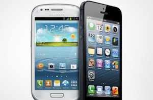 perbandingan iphone terbaru vs samsung galaxy series, adu iphone 5 vs galaxy s 3 mini, bagusan mana iphone atau galaxy android?