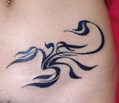 Tribal Scorpion Tattoos