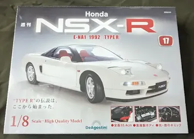 週間デアゴスティーニ  Honda NSX-R 第17巻「2024/4/9号」パッセンジャーズシートを組み立てる