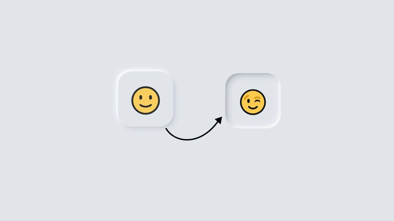 neumorphism-button-with-emoji-using-html-css-and-javascript