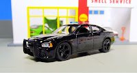 greenlight black bandit dodge charger police car