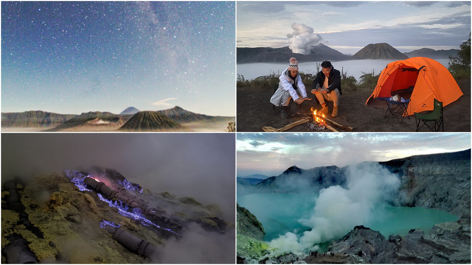 Mount Bromo Milky Way Camping, Blue Flame Ijen Crater Tour 3 Days