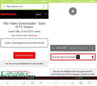  kali ini admin akan menyebarkan tutorial wacana cara download video IGTV Instagram di Androi √ Cara Download Video IGTV Instagram di Android