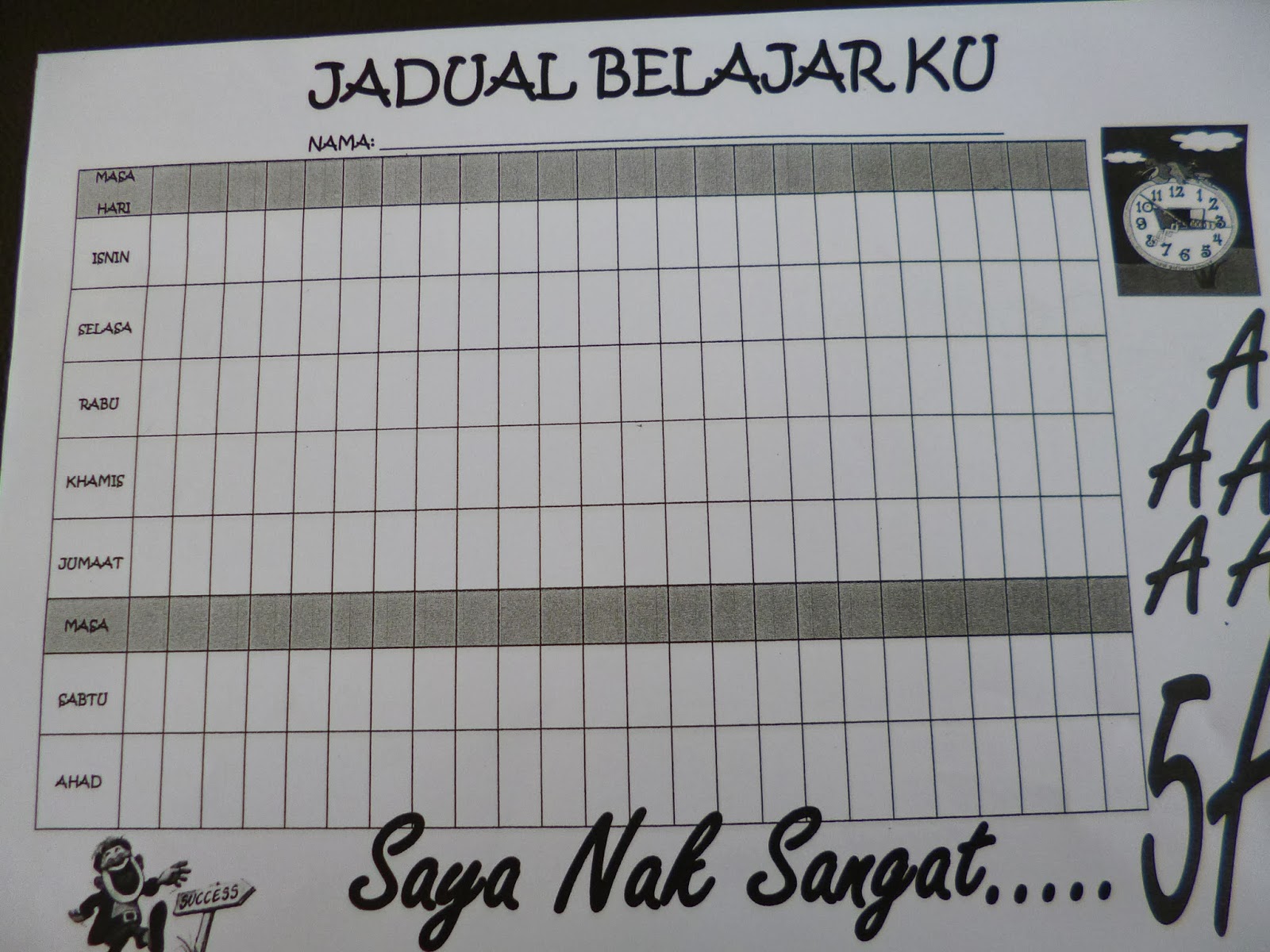 Modul Akademik: Jadual Belajarku  The Teacher Counseling 