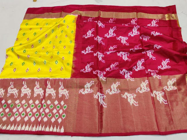 Pochampally Handloom Double Ikkat Sarees