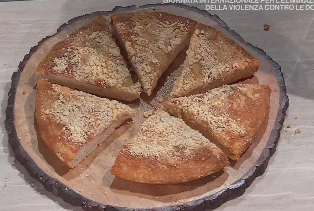 Focaccia in crosta di formaggio di Fulvio Marino