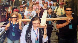 La Vía Dolorosa es una calle de la Ciudad Vieja de Jerusalén