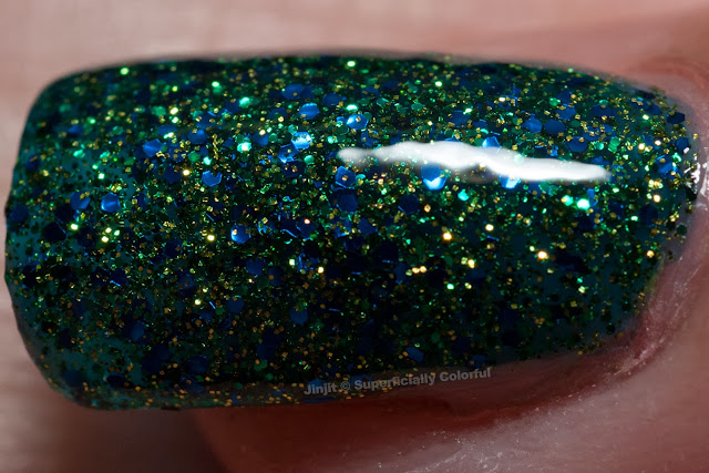 The Nail Junkie Animal Collection Peacock