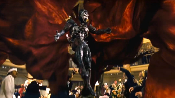 Al Simmons (Michael Jai White) crashes the party in SPAWN.