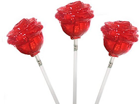 Beauty and the Beast party favor Rose Lollipop