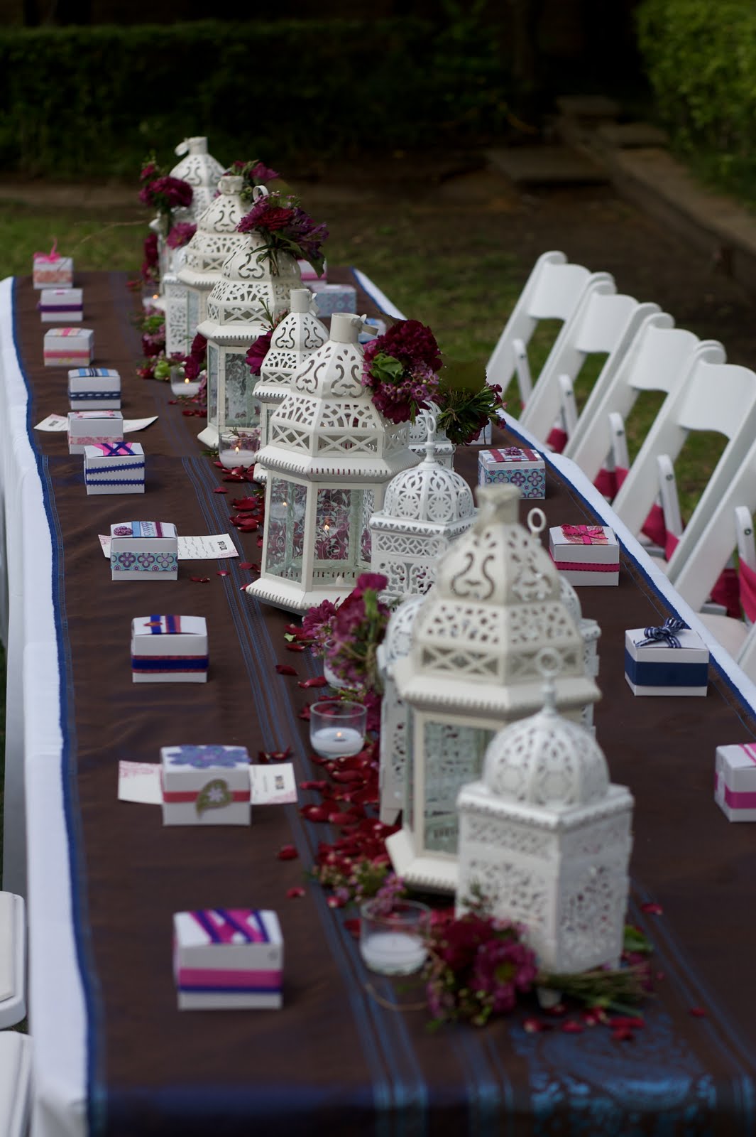 Wedding Lantern Centerpieces