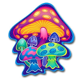 Mushroom Drawings - The Magic Art of Mushrooms