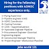  Hiring for the following positions with ADNOC experience only.