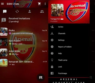 Download bbm arsenal Apk