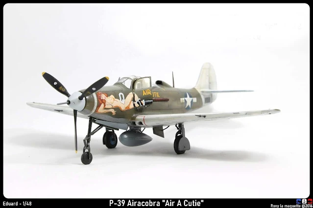 Maquette du P-400 Airacobra "Air A Cutie" d'Eduard au 1/48.