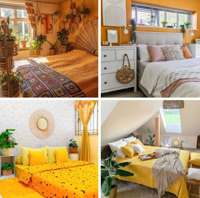 affordable yellow bedroom ideas