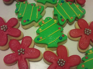 Galletas decoradas navidad, arbolitos navidad, pascueros