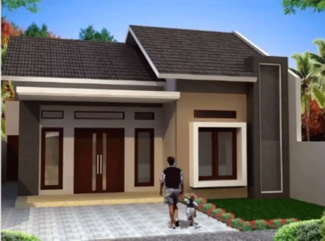 Contoh desain rumah minimalis sederhana tapi terkesan 