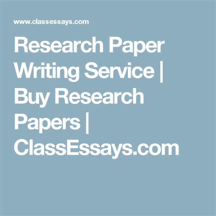 Custom Writing Research Papers