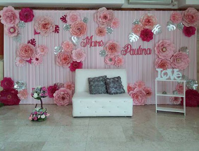 Decoración alusivo al Día de la mamá