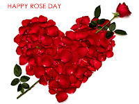 rose day wallpaper, shape of heart by roses leaves, mind blowing wallpaper for valentine's day for free