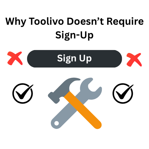 Why Toolivo Doesn’t Require Sign-Up: The Case for Anonymous Productivity