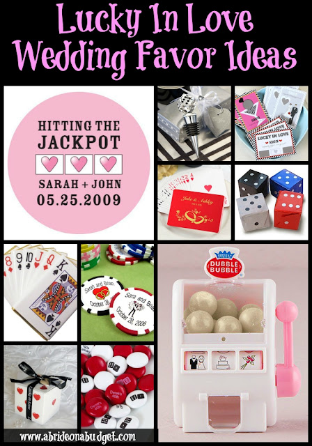Feeling lucky in love? Celebrate that at your wedding with these lucky in love wedding favors from www.abrideonabudget.com.