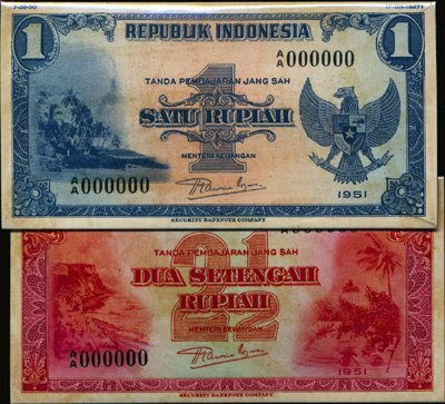  Disebut seri pemandangan alam I sebab pada tahun  1951 dan 1953 (seri pemandangan alam)