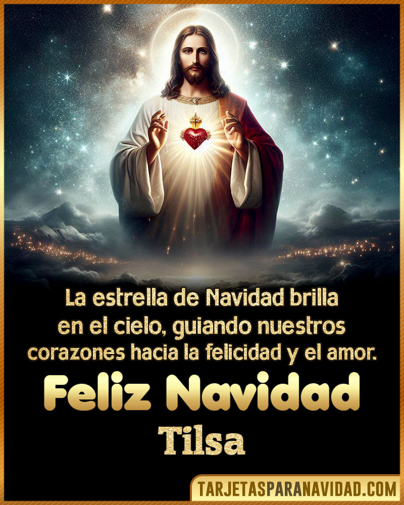 Tarjetas de navidad cristianas para Tilsa