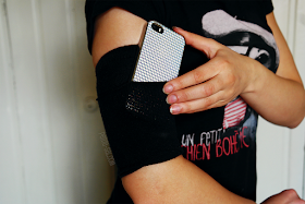 diy workout armband for iphone samsung phone