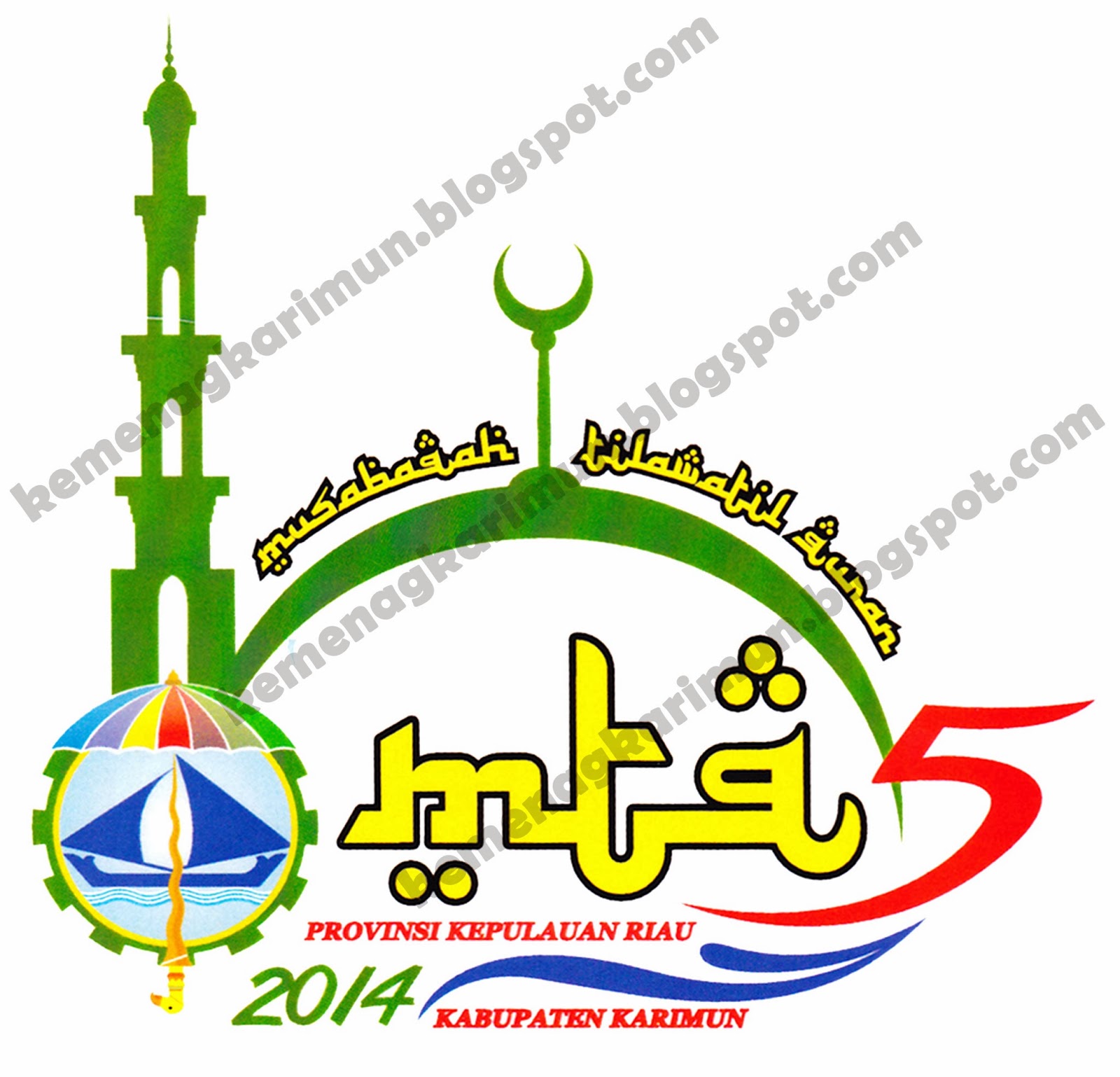 Makna Logo MTQ V Provinsi Kepri 2014