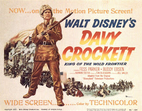 Disney's Davy Crockett movie poster