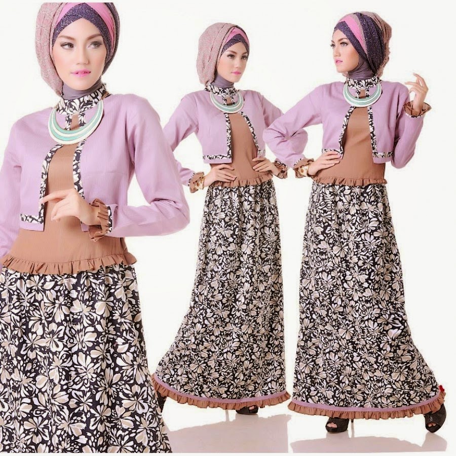  Model  Baju  Busana Wanita Muslim Trend Terbaru  2019