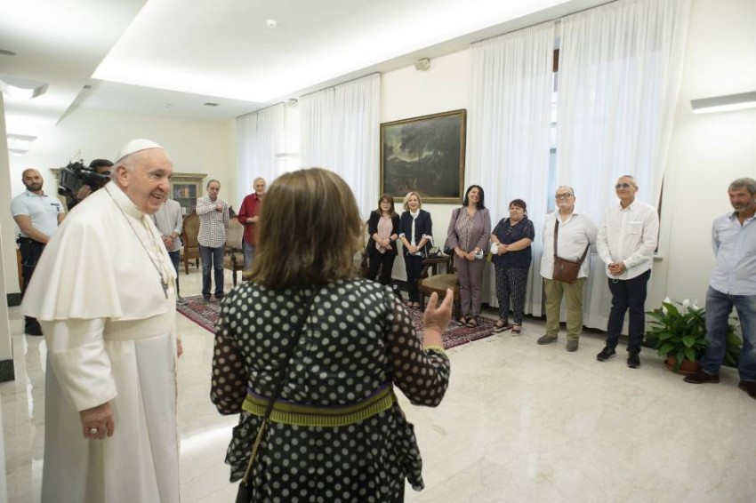 Pope Francis hosts 20 prisoners at his home in the Vatican His Holiness Pope Francis, Pope of the Catholic Church, hosted today, Monday, 20 inmates in an Italian prison at his home in the Vatican.