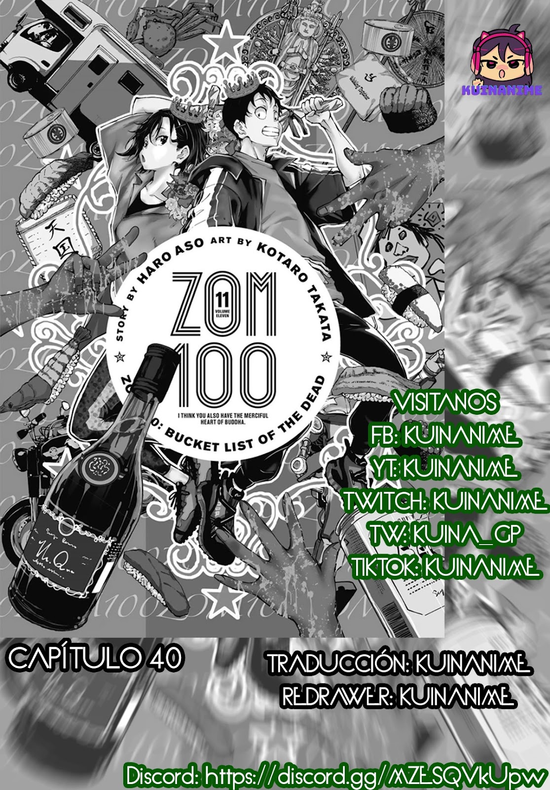 Zom 100: Zombie ni Naru made ni Shitai 100 no Koto: Chapter 40 - Page 1