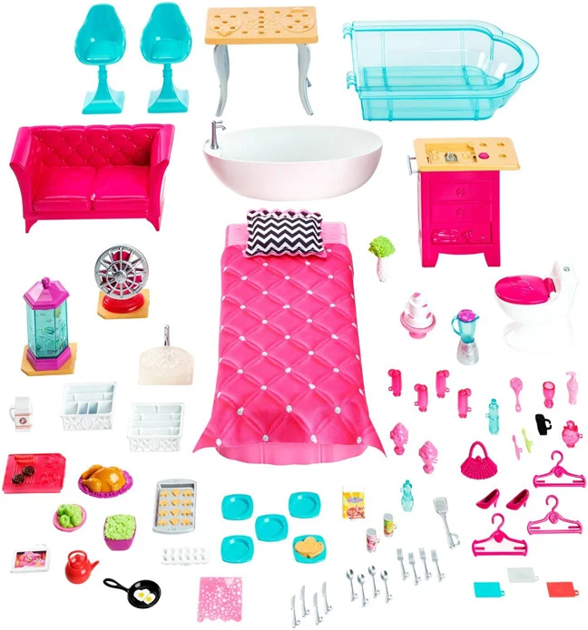 barbie dream house accessories