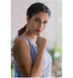 Lavanya Tripathi Beautiful Photos In Blue Long Frock