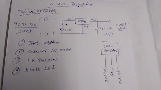  7806 regulator circuit | voltage regulator ic 7805